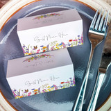 Wildflower Meadow Folded Place Cards