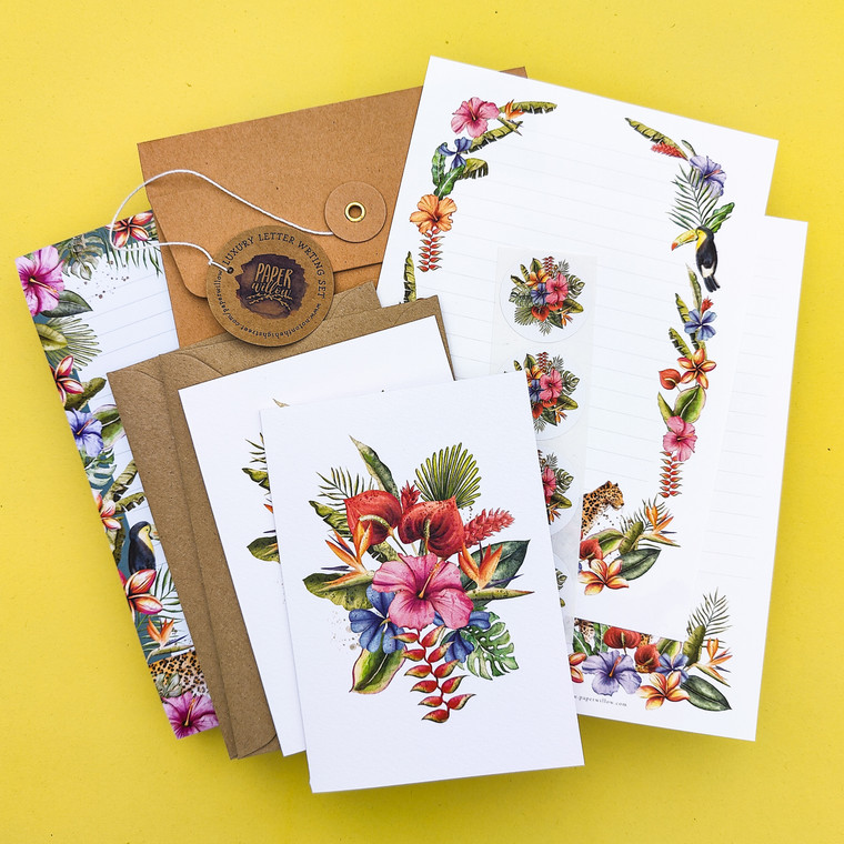 Tropical Letter Writing Set