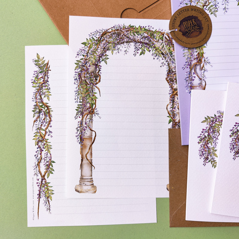 Wisteria Lilac Letter Writing Set