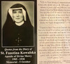 St Faustina Kowalska Quotes Prayer card