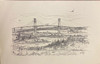 The Mount Hope Bridge sketch by Joseph Matose - 11"x 17"