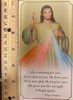 Divine Mercy Prayer Card with quote from Pope Francis