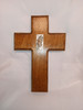 Wooden Cross with Eucharistic Plate