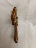 Wooden Lenten Cross with Small Plaque