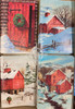 Unused in Original Box! 20 Assorted Vintage Christmas Cards - White Christmas