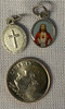 Tiny Sacred Heart of Jesus Medal - Colorful