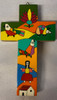 3.5" x 6" Hand-painted / Hand-made Wooden Cross