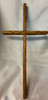 17" Real Wood Carved Wall Cross