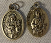 1" Oval St. Agnes/St. Cecilia Medal