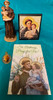 Unique Set of 4! St. Anthony Statue, Picture, Colorful Medal and Holy Card