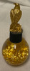 24K GOLD FLAKE "GOLDEN RAIN" SNOW GLOBE PAPERWEIGHT