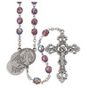 Exquisite 7mm Amethyst Mystery Center Rosary
