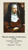 Blessed Angelina of Marsciano Prayer Card