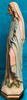 Vintage Chalkware Statue of Our Lady Crushing serpent - Stunnung Detail