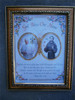 Pope Francis and St Francis Framed Print with and God Bless Our Home prayer