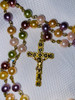 Beautiful Gold-Tone Rosary with Zippered Case