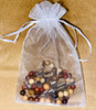 St. Francis Rosary with San Damiano Cross - Rosewood Beads with lovely scent - includes gift bag