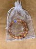 Holy Land Olive Wood Wrap Bracelet with Medal/Enamel Crosses