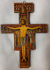 5" San Damiano Wall Cross with Gold Accents - Made in Italy