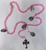 Pray Like A Girl Rosary - Miraculous Medal with 5 Female Saint Medals