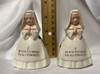 Antique/Vintage Nun Salt/Pepper Shakers - Japan Porcelain 