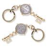 Saint Benedict Medal Two-tone Keychain