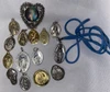 Great Deal!  Lot of 15 Catholic Medals/Coin/Necklace Less than .25 per item!