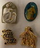 Lot of 4 Vintage Christmas Pins
