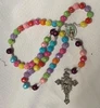 Unique One-of-a-Kind Our Lady of Lepanto Colorful Rosary