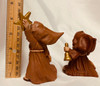 Set of 2 Vintage Holiday Friars 