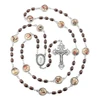Stations of the Cross Rosary Chaplet Made in Italy -- with Instructions