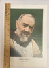 Vintage  Franciscan Italian Frameable Print - Padre Pio