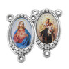 Our Lady of Mt. Carmel - Sacred Heart Picture Rosary Centerpiece