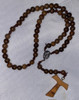 Franciscan Rosary with Francis/Anthony Centerpiece & Olive Wood Tau