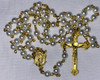 Beautiful Gold-tone 'Pearl' Rosary - New - Only 1 Available