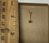 1.75" Monstrance Pin with White IHS Center