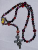 Unique Sacred Heart Rosary with San Damiano Crucifix