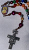 Unique Sacred Heart Rosary with San Damiano Crucifix