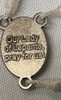 Our Lady of Lepanto - Newly Strung Rosary with Vintage Centerpiece/Crucifix