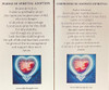 Spiritual Adoption Card for Unborn Baby in Danger of Abortion with Instructions