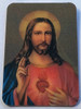 Immaculate Heart of Mary/Sacred Heart of Jesus Holographic Card