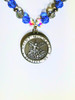Silver zinc alloy pendant of Saint Michael - 18 inch Princess necklace