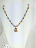 Catholic 18 karat Gold plated Stainless Steel Head of Jesus - 18 inch Princess Necklace
