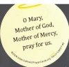 Madonna and Child Halo Holy Card with Verse