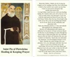 Saint Padre Pio Healing and Keeping Prayer Card--3" x 5" size
