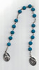 Padre Pio Sacred Heart Novena Chaplet -- Chain and Bead --with Instructions