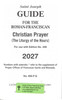 2027 Guide to the Roman Franciscan Standard Print Christian Prayer 1 Volume First Edition by Catholic Book 406/FG