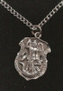 Pewter Saint Michael Badge Pendant 2