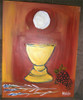 Blessed Sacrament--Original Acrylic Painting by Artist Joseph Matose IV
