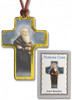 Saint Benedict Protector Cross on Cord with prayer